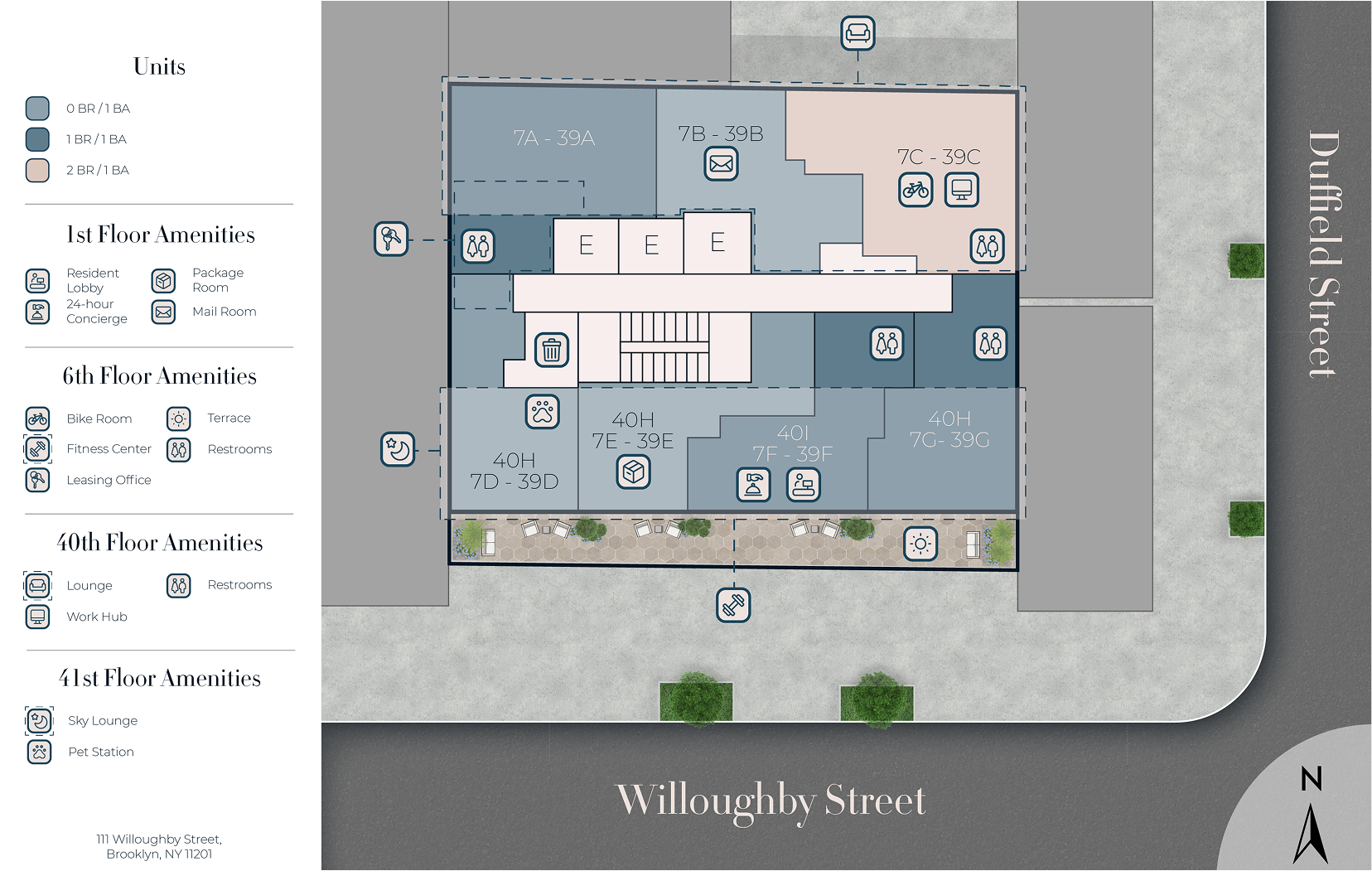 Amenities Sitemap